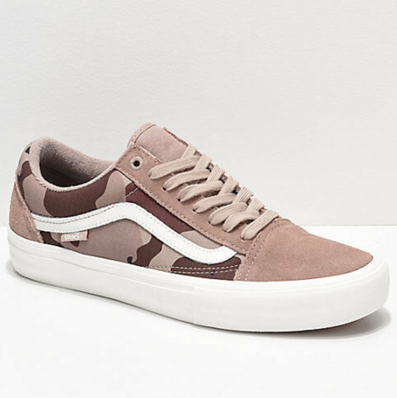 camo vans low top